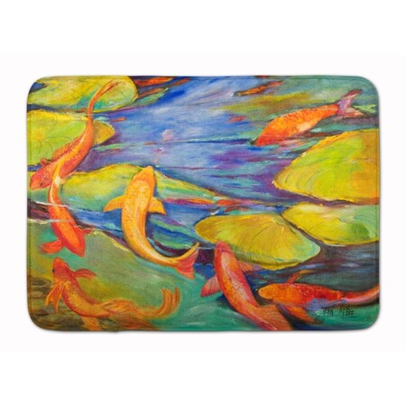 Carolines Treasures Koi Machine Washable Memory Foam Mat JMK1115RUG